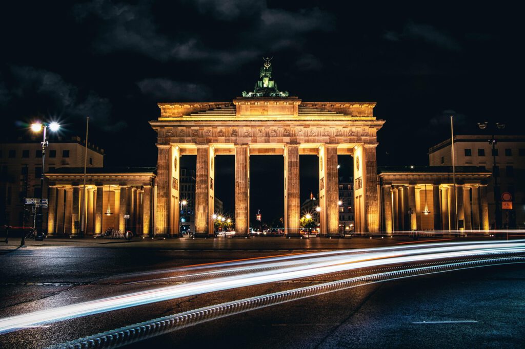 Brandenburger Tor am Abend